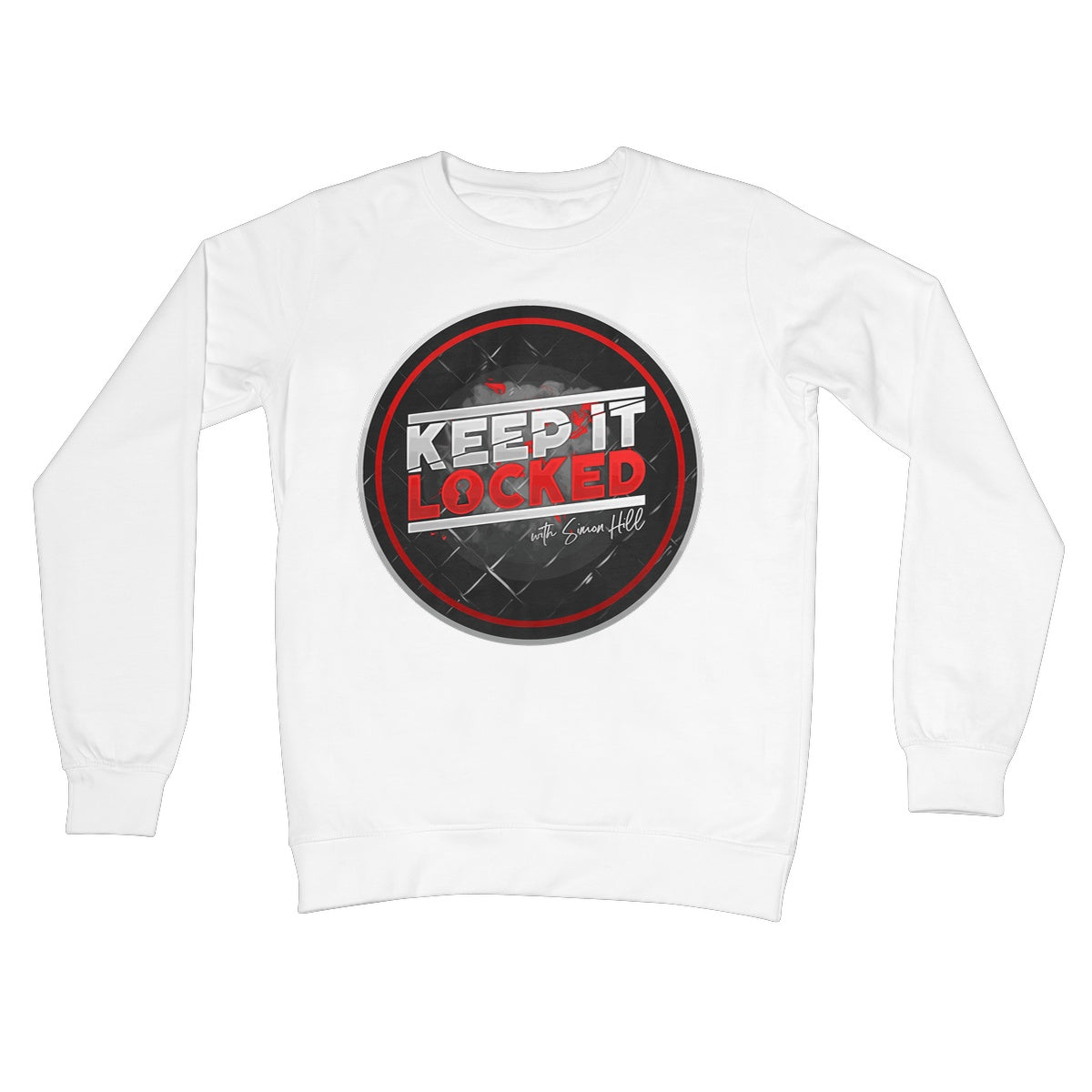 Simon Hill Keep It Locked Circle Logo V2 Crew Neck Sweatshirt