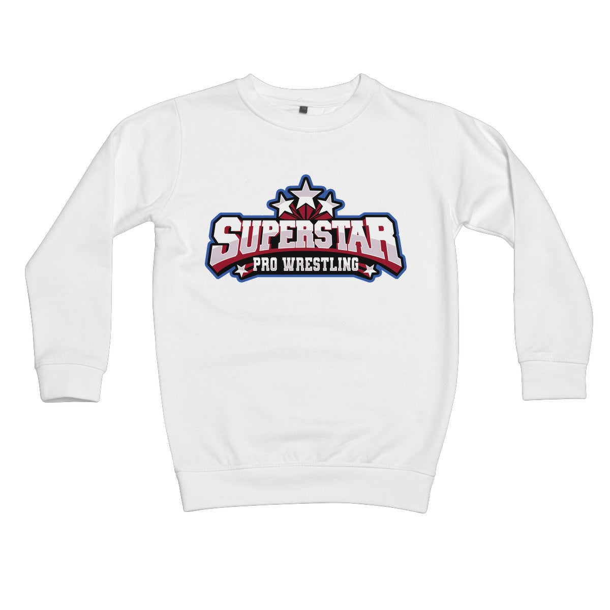 Superstar Pro Wrestling Logo Kids Sweatshirt