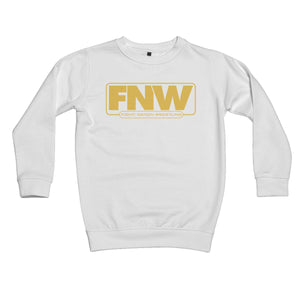 Fight! Nation Wrestling Gold Logo Kids Sweatshirt