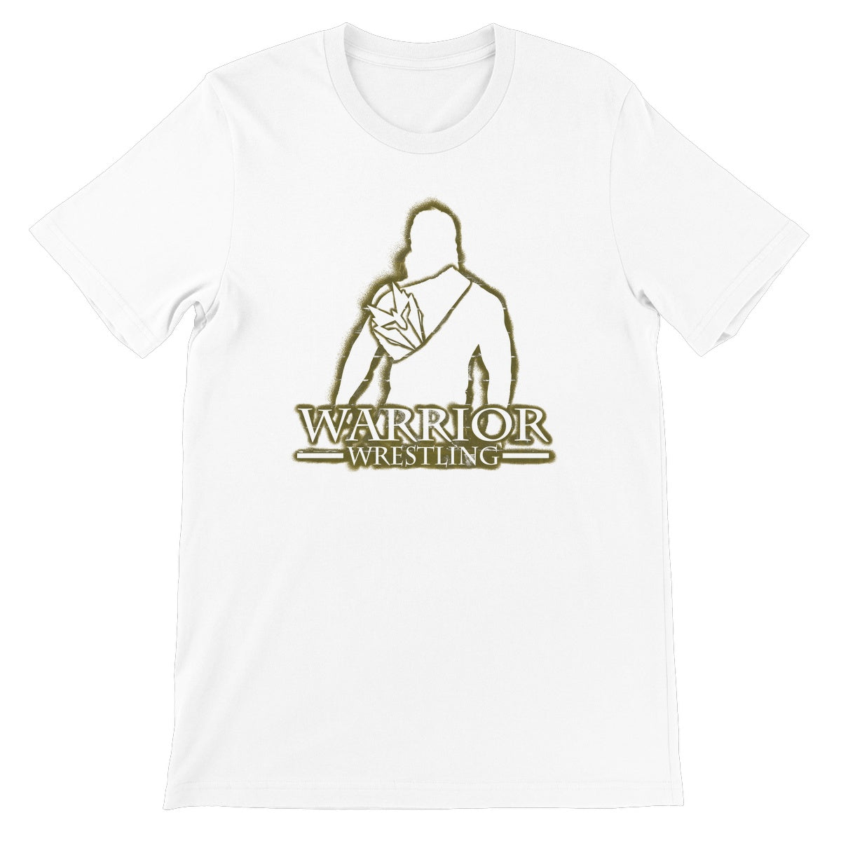 Warrior Wrestling The Champ Silhouette White Unisex Short Sleeve T-Shirt