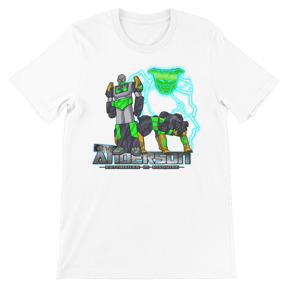 CW Anderson Rottweiler In Disguise  Unisex Short Sleeve T-Shirt