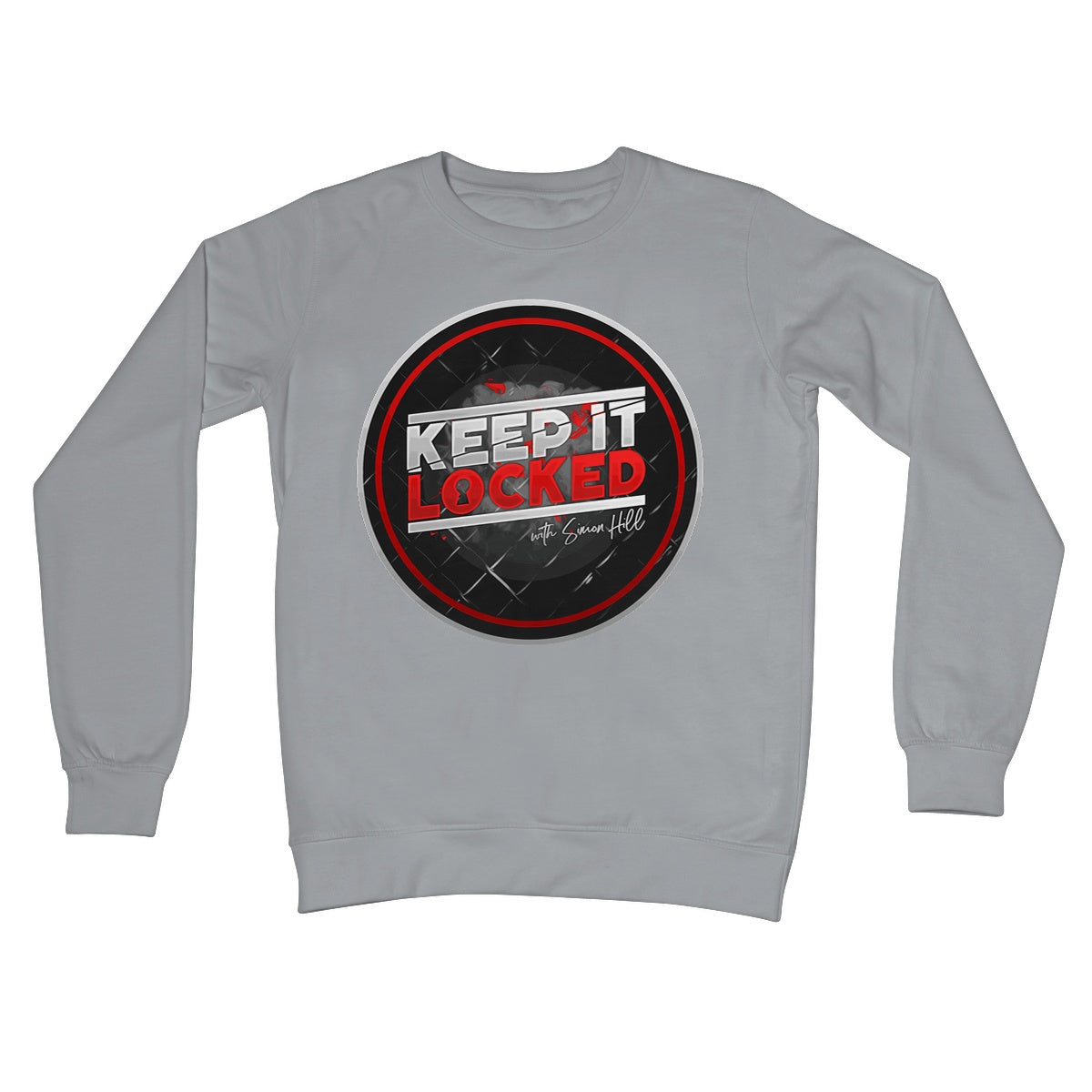 Simon Hill Keep It Locked Circle Logo V2 Crew Neck Sweatshirt