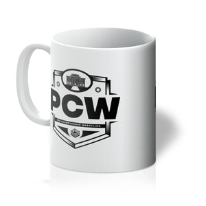 PCW UK Logo Black Mug