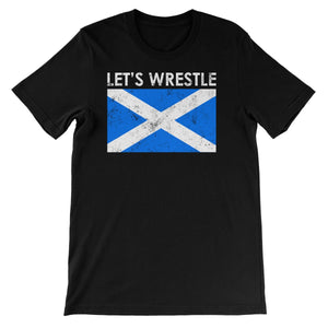 Let's Wrestle Scotland Unisex Short Sleeve T-Shirt