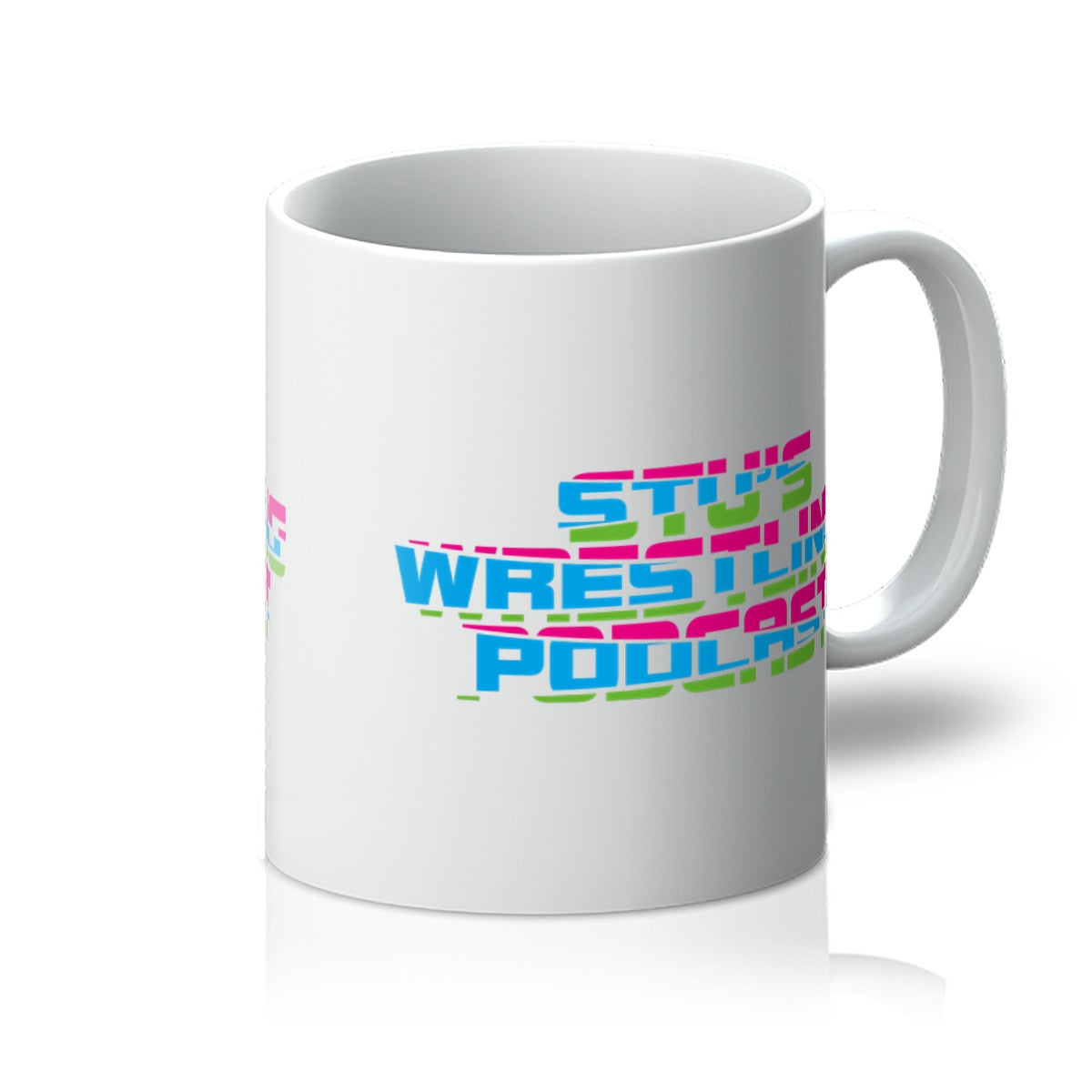 Stu's Wrestling Podcast Logo Mug