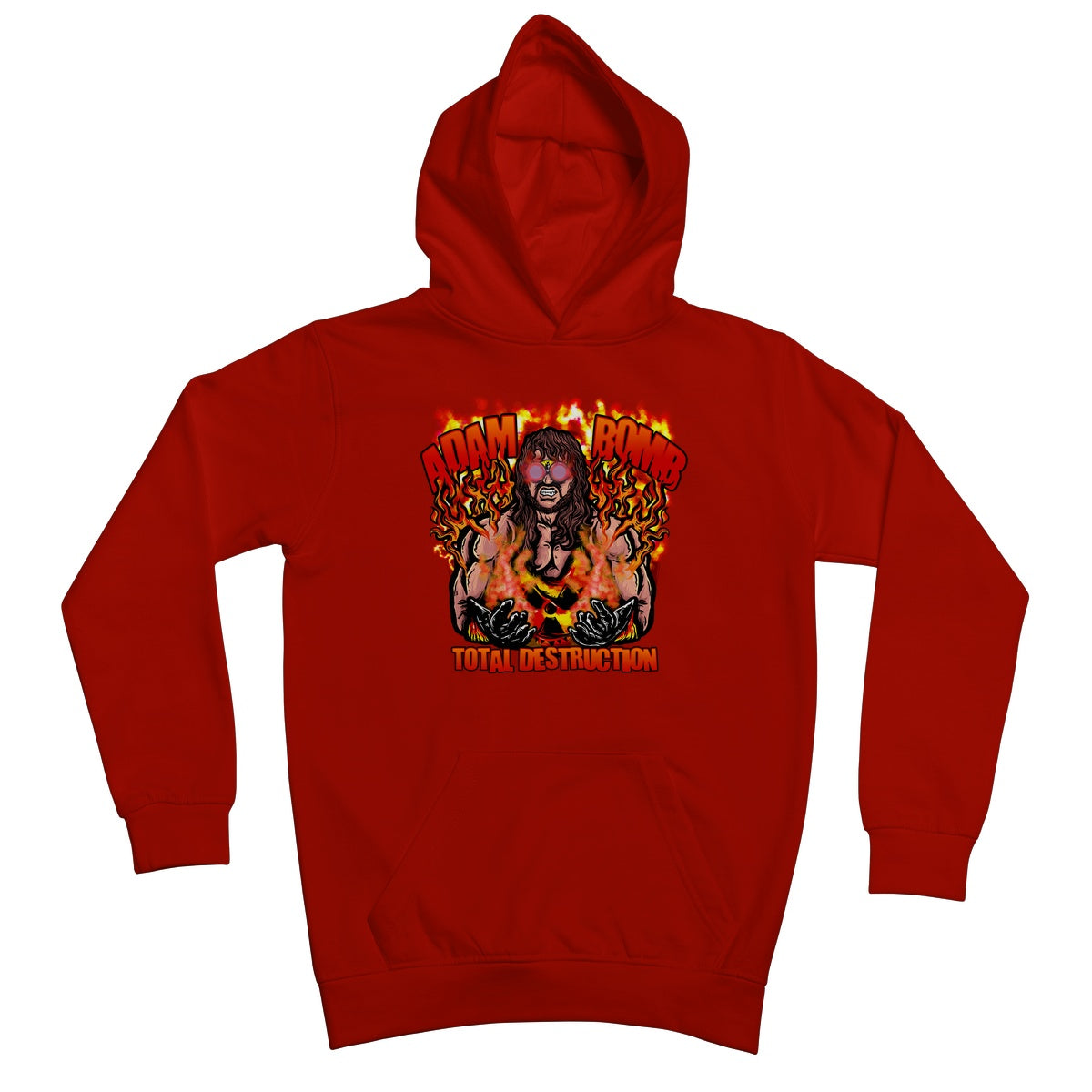 Adam Bomb Flame Bomb Kids Hoodie