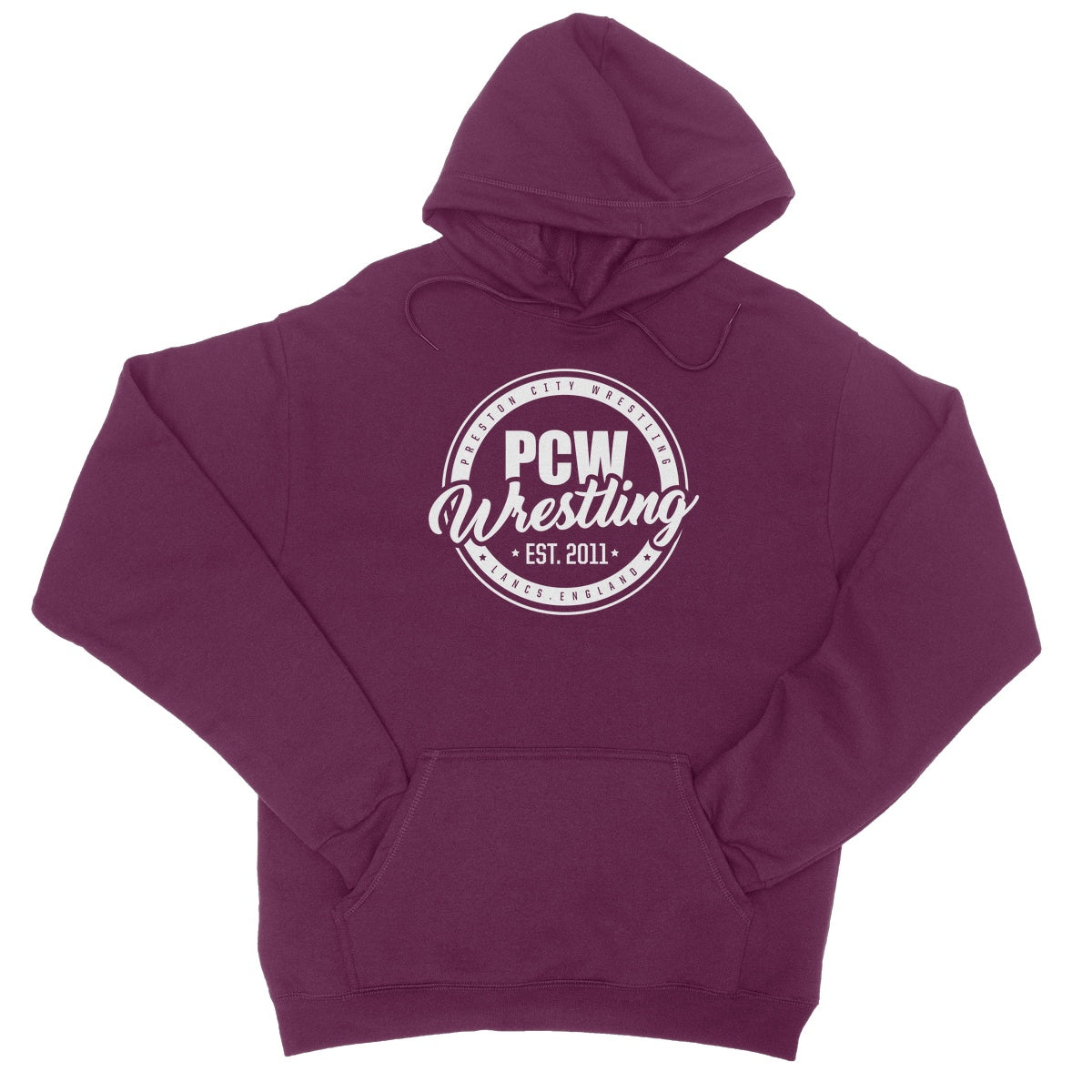 PCW UK White Roundel Logo College Hoodie