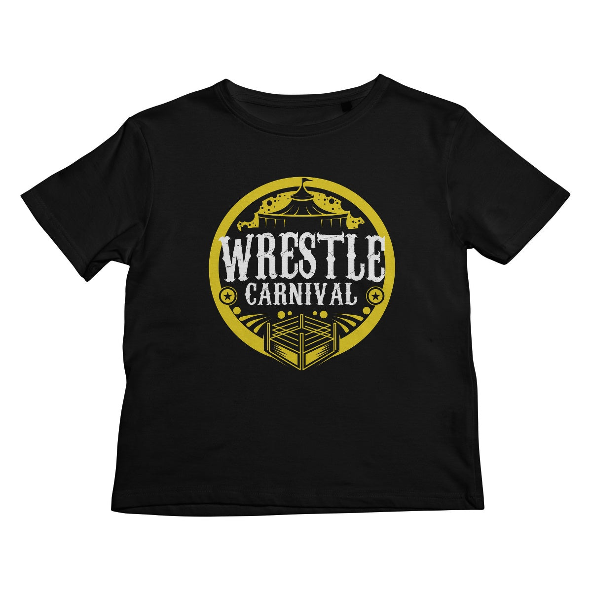 Wrestle Carnival Gold Logo Kids T-Shirt