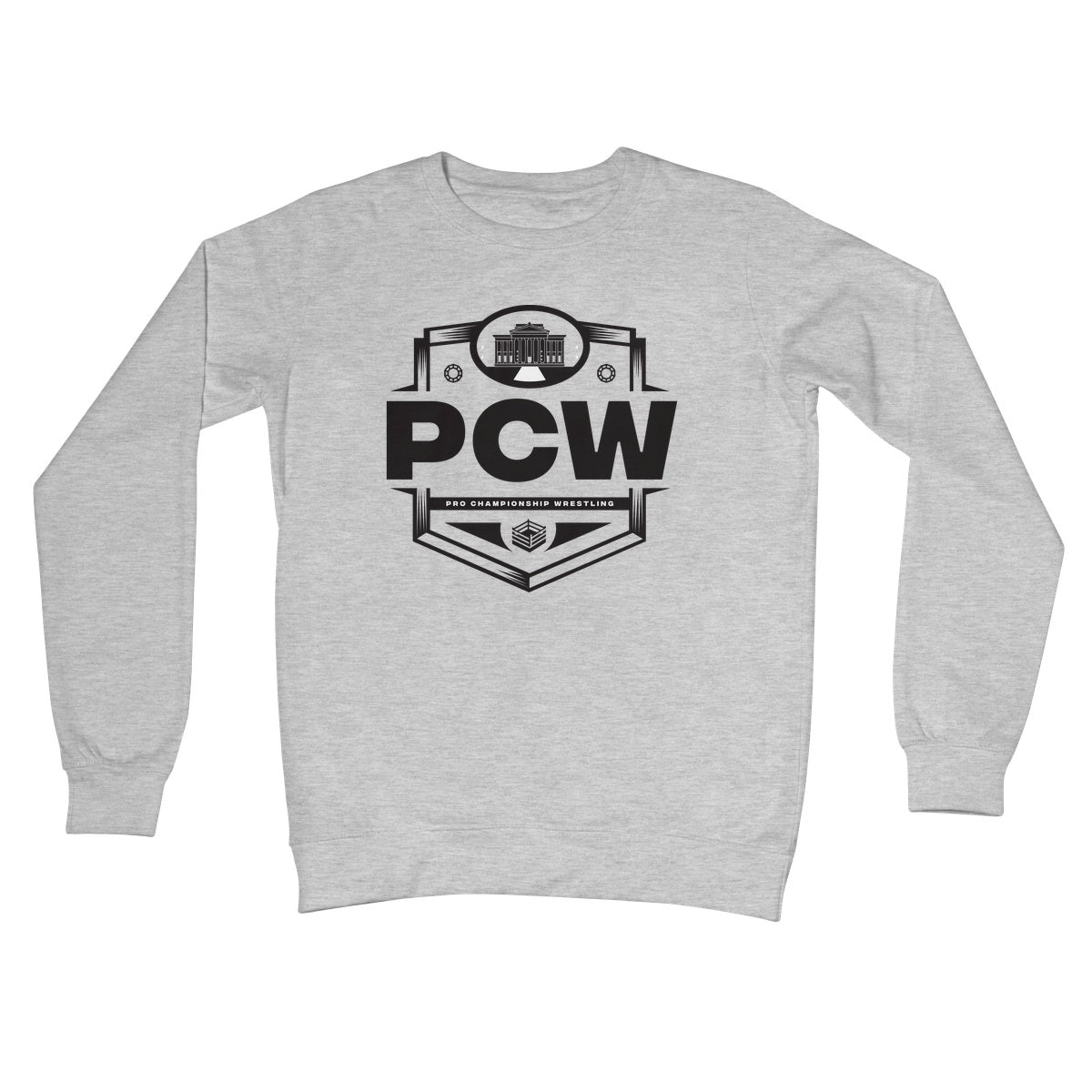 PCW UK Logo Black Crew Neck Sweatshirt