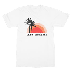 Let's Wrestle Palm Tree Breeze Softstyle T-Shirt