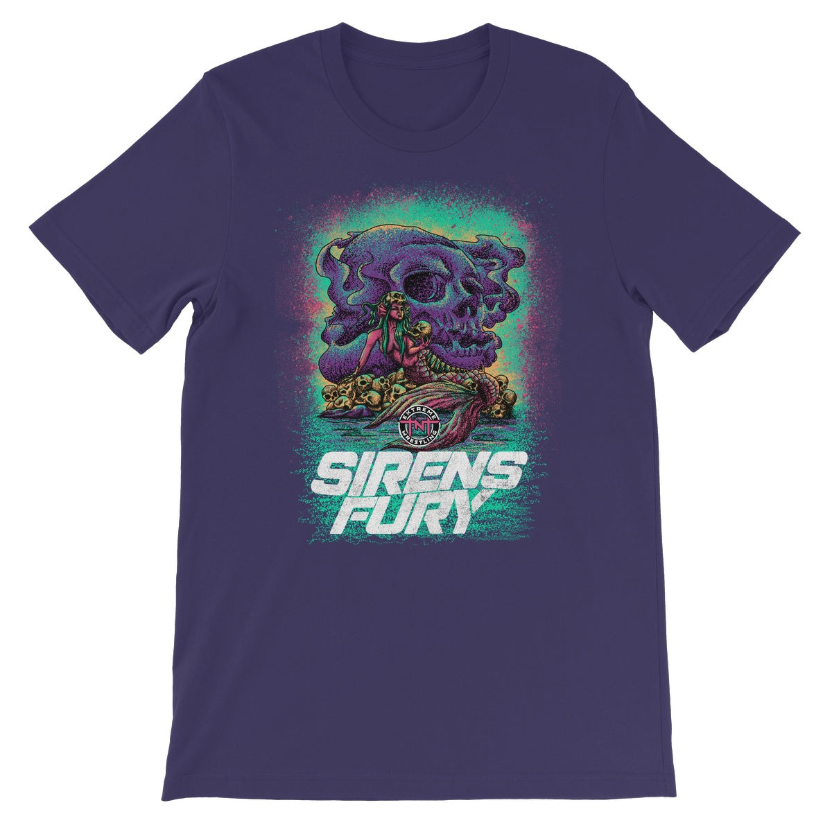 TNT Extreme Wrestling Sirens Fury Unisex Short Sleeve T-Shirt