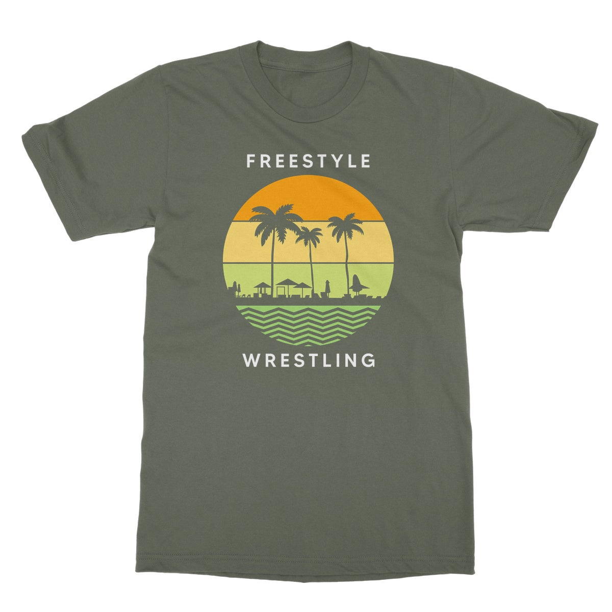 Let's Wrestle Freestyle Wrestling Softstyle T-Shirt