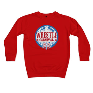 Wrestle Carnival Logo Kids Sweatshirt