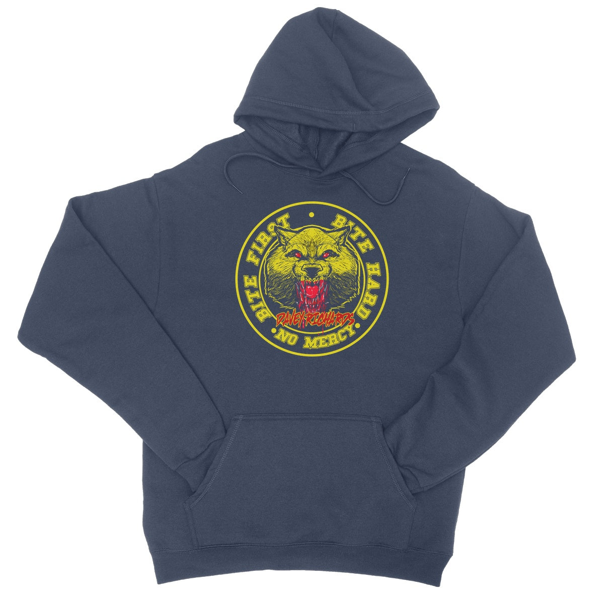 Davey Richards Bite First Black College Hoodie