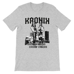 Kronik Breakin' Necks Metal Unisex Short Sleeve T-Shirt