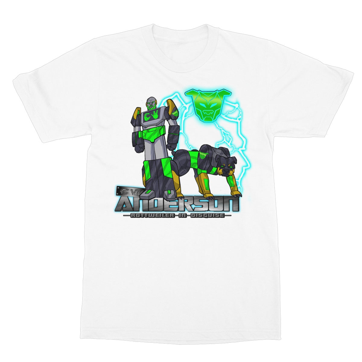 CW Anderson Rottweiler In Disguise  Softstyle T-Shirt