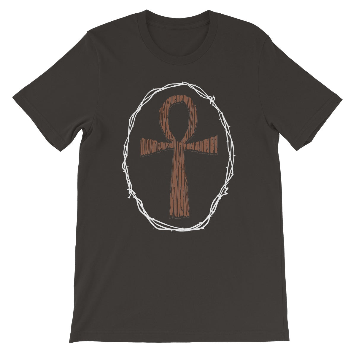 Raven Flock Ankh  Unisex Short Sleeve T-Shirt