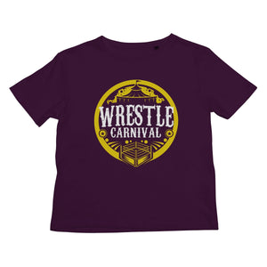 Wrestle Carnival Gold Logo Kids T-Shirt