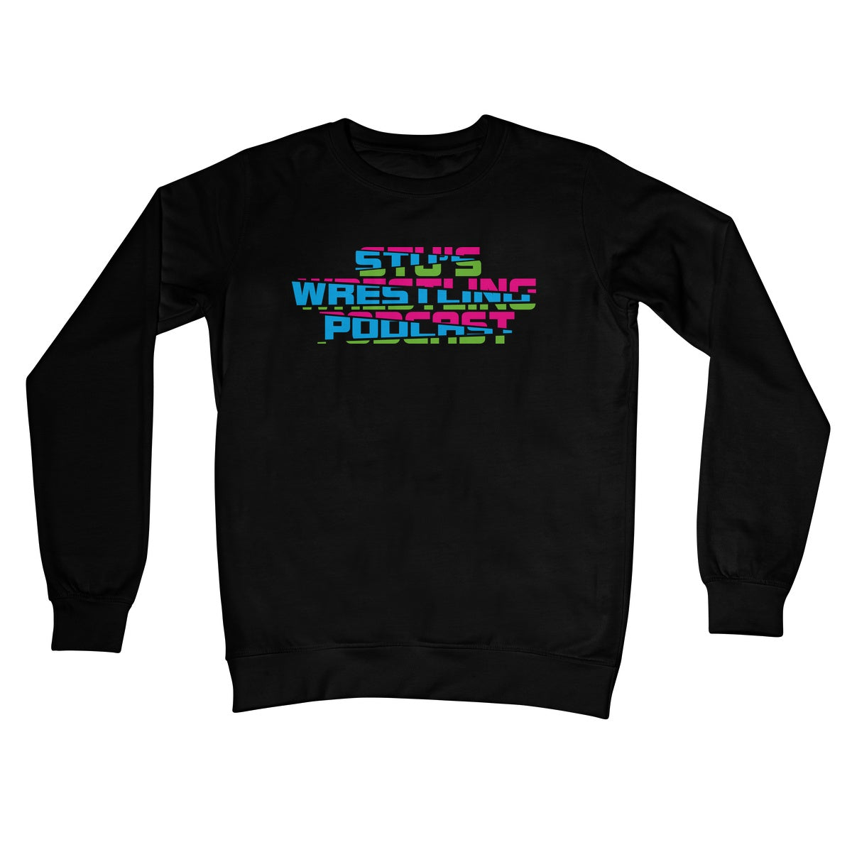 Stu's Wrestling Podcast Logo Crew Neck Sweatshirt