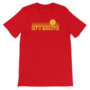 Let's Wrestle Sunrise Unisex Short Sleeve T-Shirt