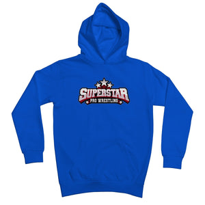 Superstar Pro Wrestling Logo Kids Hoodie