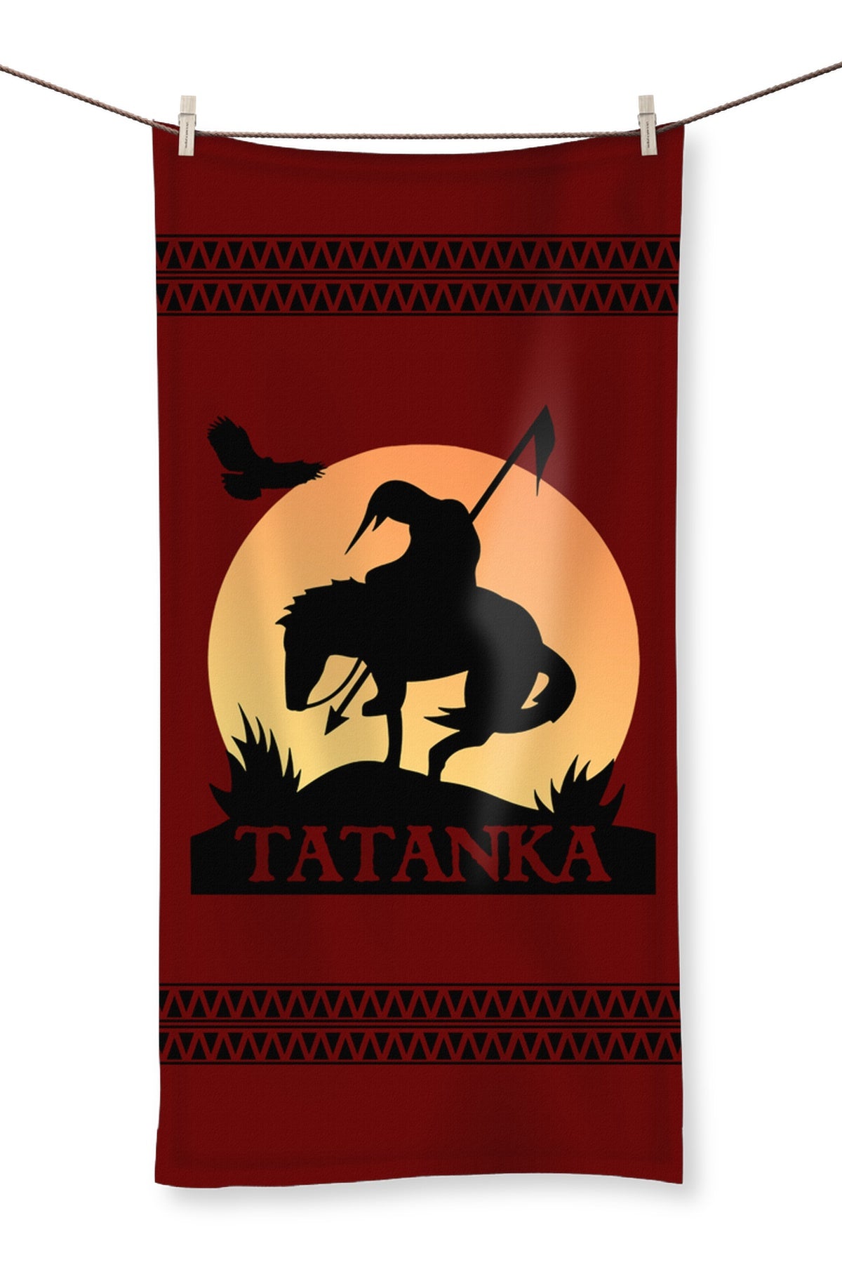 Tatanka End Of The Trail Towel
