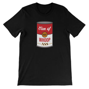 Wrestling Travel Can Of Whoop Ass Unisex Short Sleeve T-Shirt