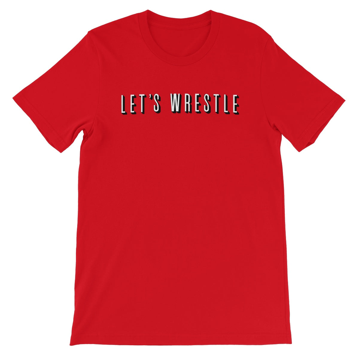 Let's Wrestle and Chill Unisex Short Sleeve T-Shirt