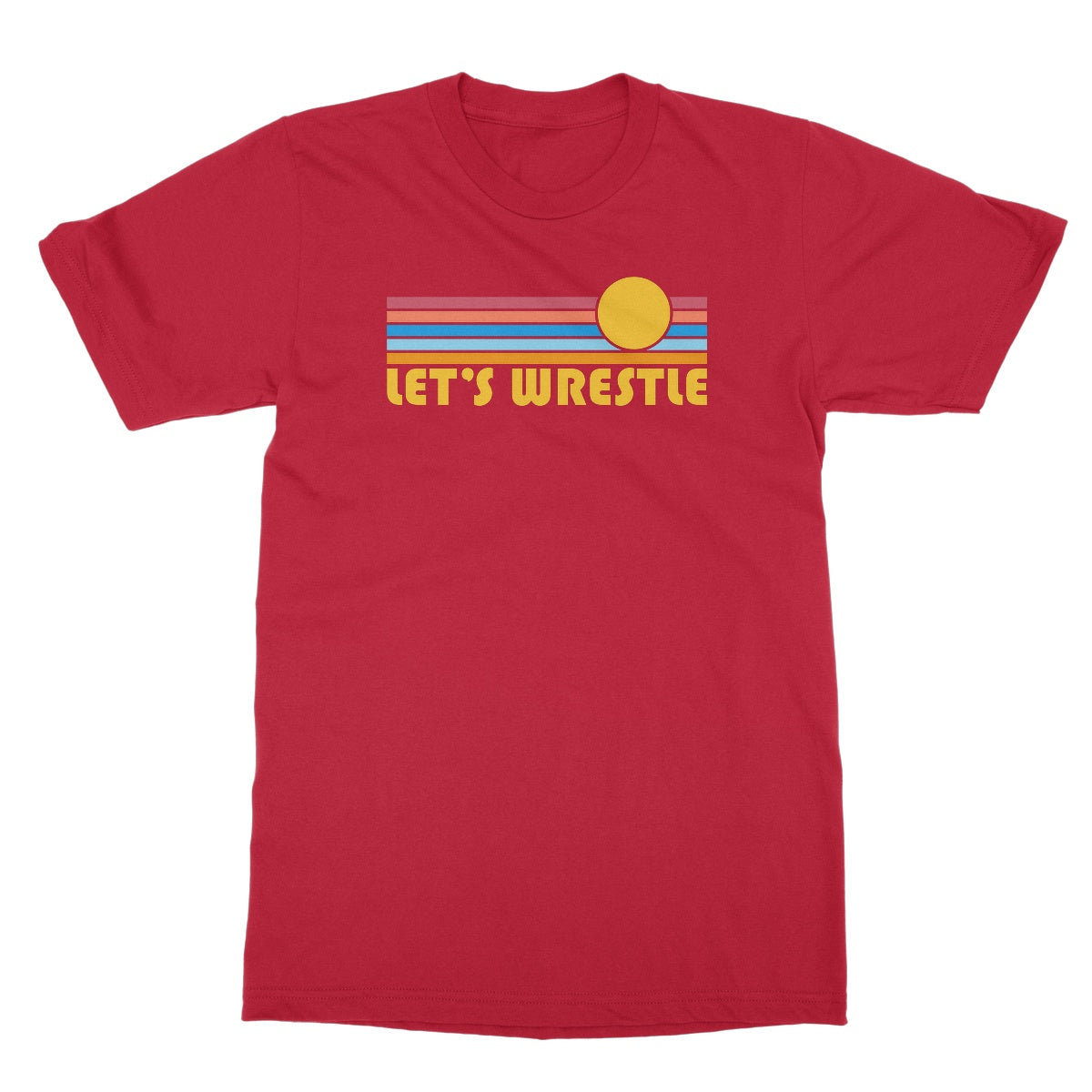 Let's Wrestle Summer Waves Softstyle T-Shirt