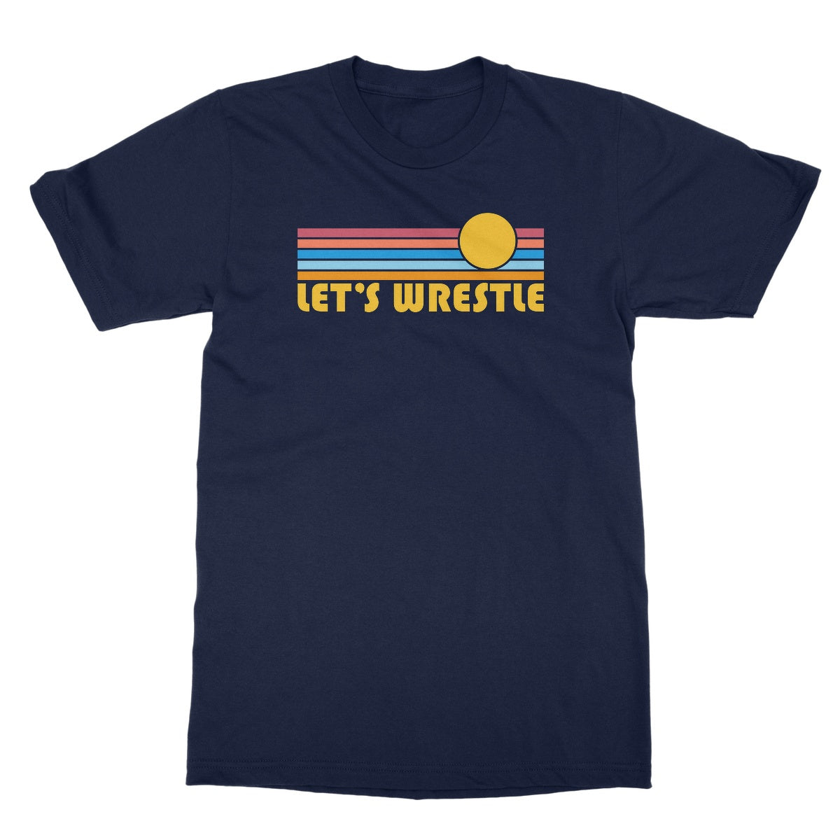 Let's Wrestle Summer Waves Softstyle T-Shirt