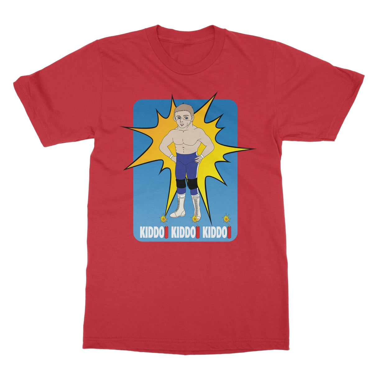 Dynamite Kid KIDDO! KIDDO! KIDDO! Softstyle T-Shirt