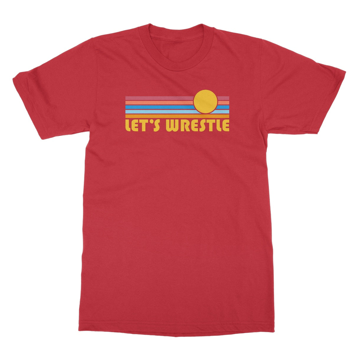 Let's Wrestle Summer Waves Softstyle T-Shirt
