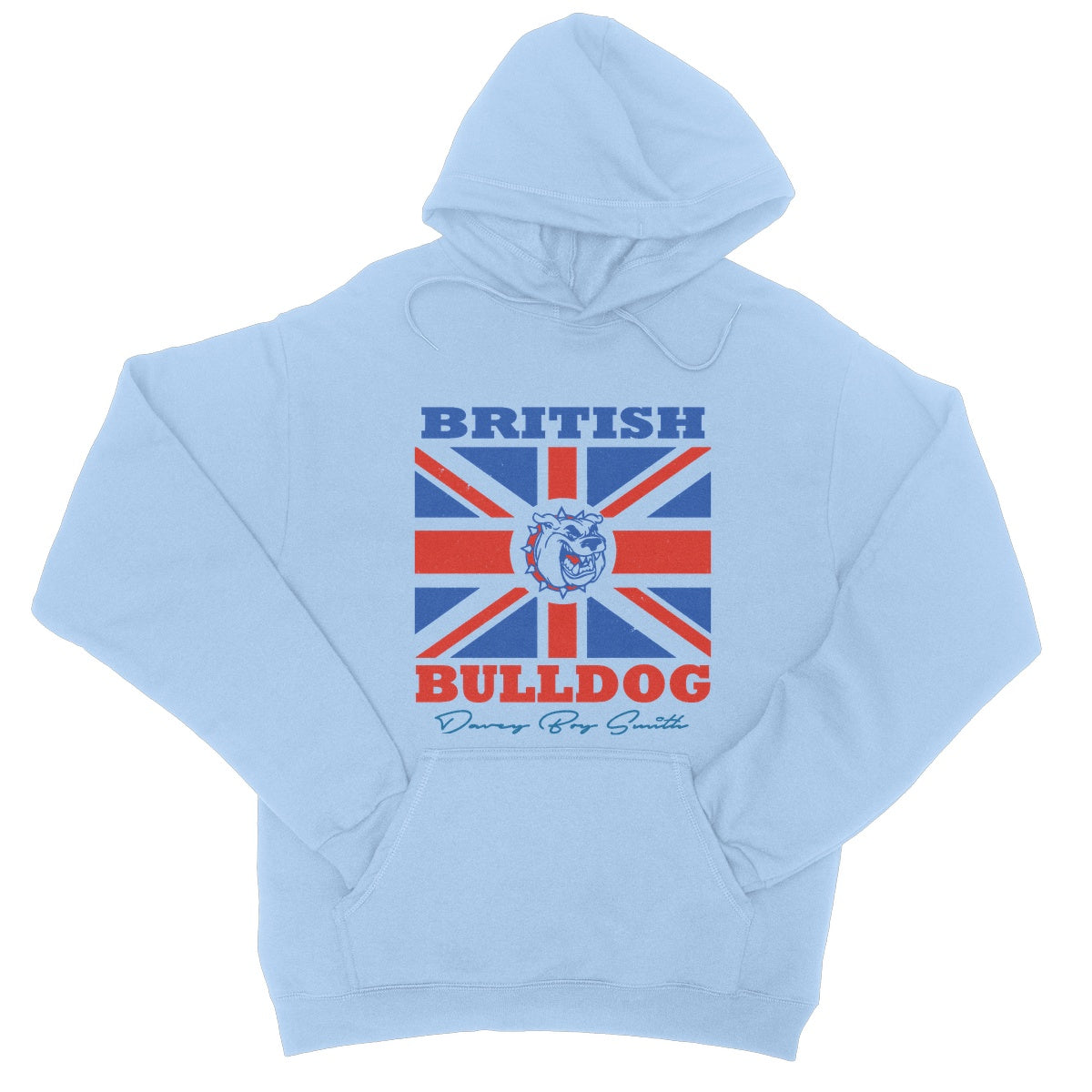 British Bulldog Flag College Hoodie