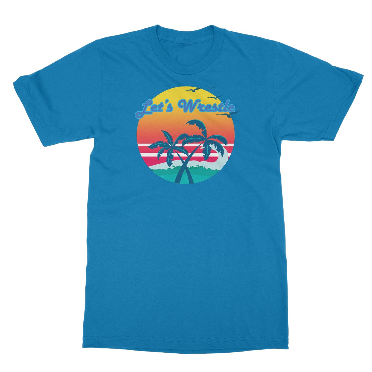 Let's Wrestle Tropical Heat Wave Softstyle T-Shirt