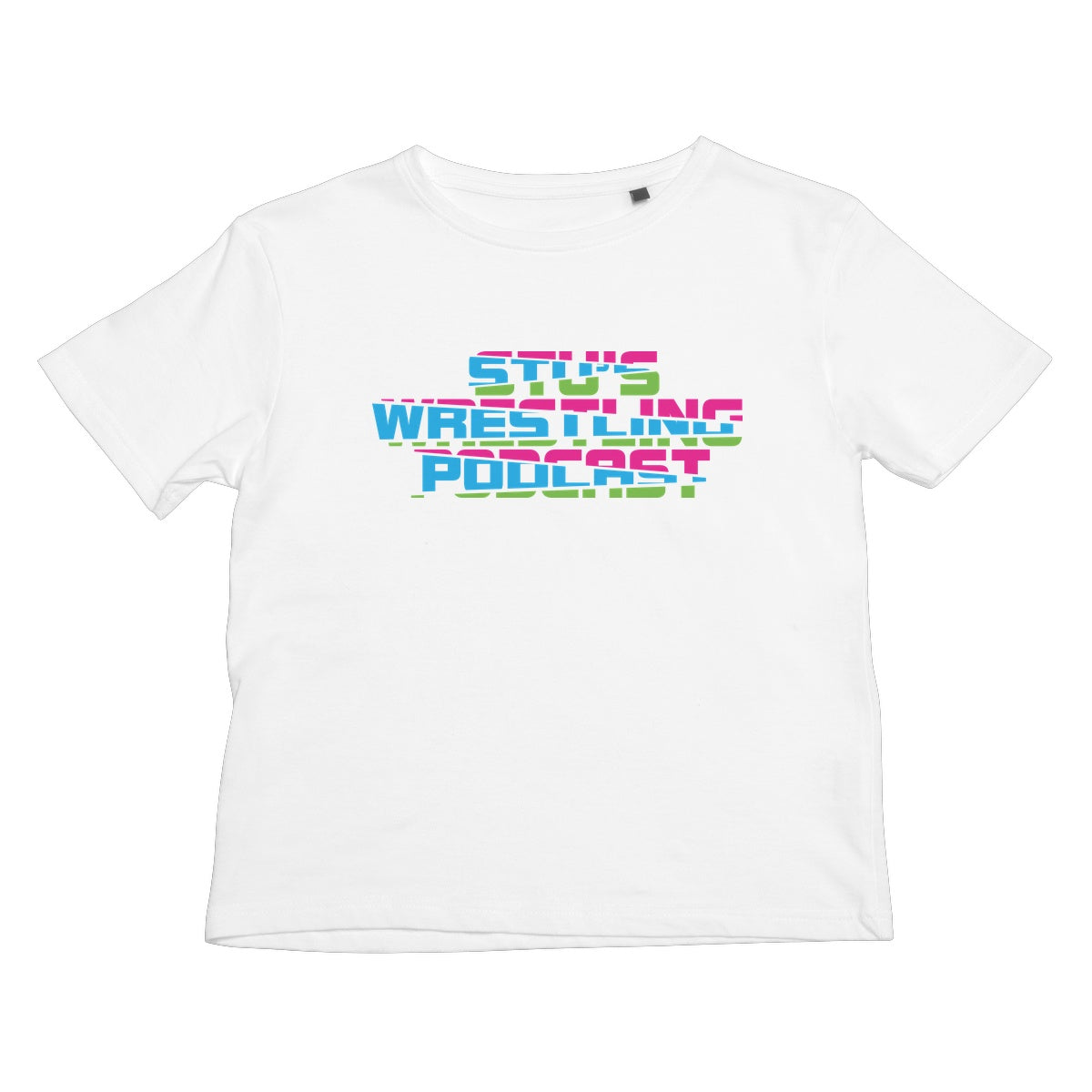 Stu's Wrestling Podcast Logo Kids T-Shirt