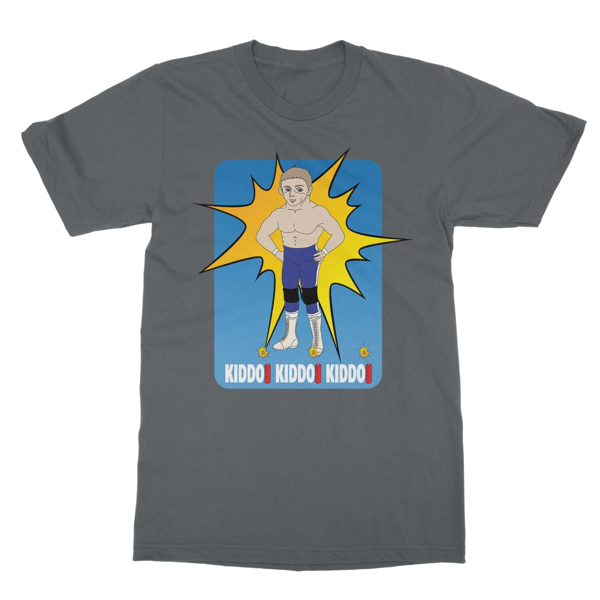 Dynamite Kid KIDDO! KIDDO! KIDDO! Softstyle T-Shirt