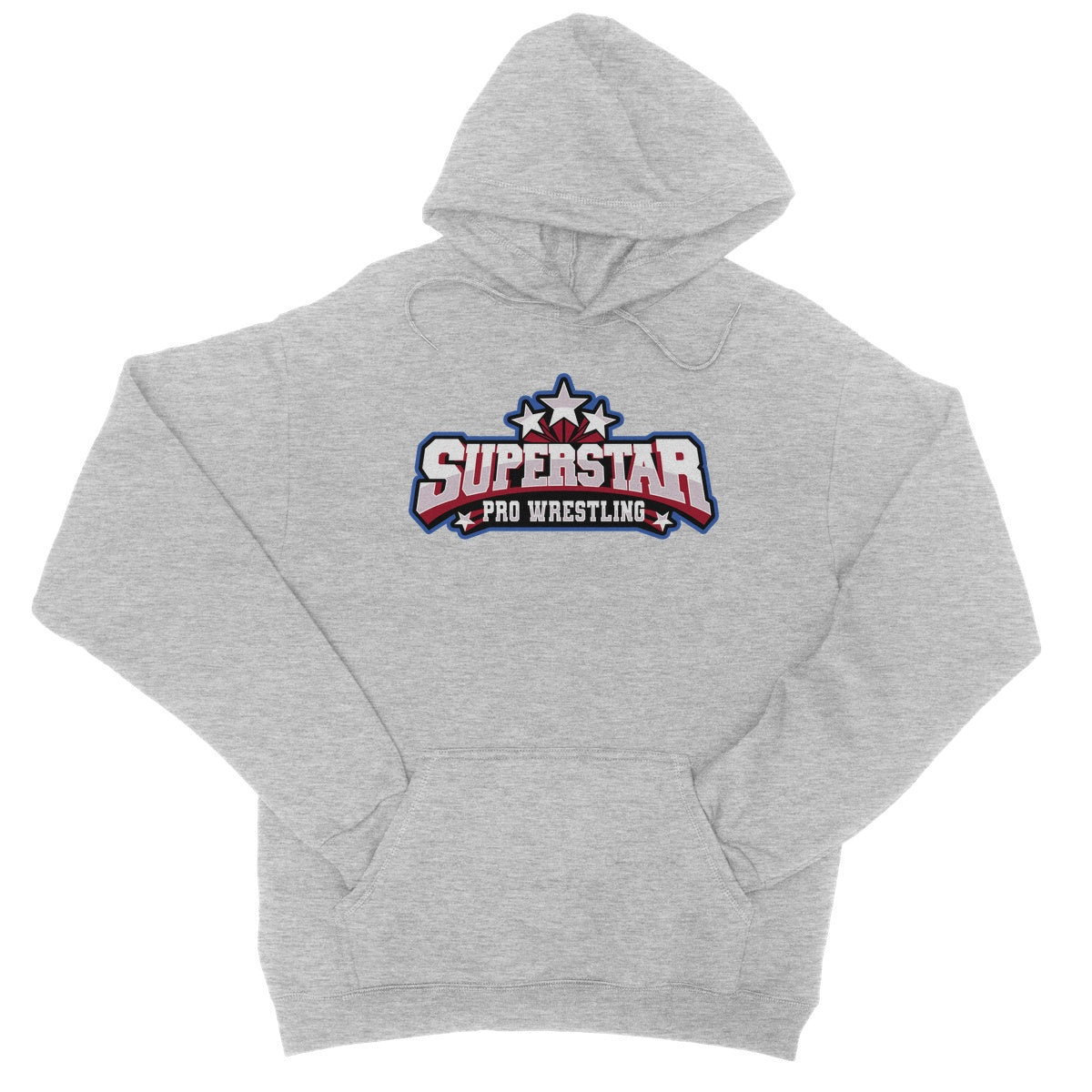 Superstar Pro Wrestling Logo College Hoodie