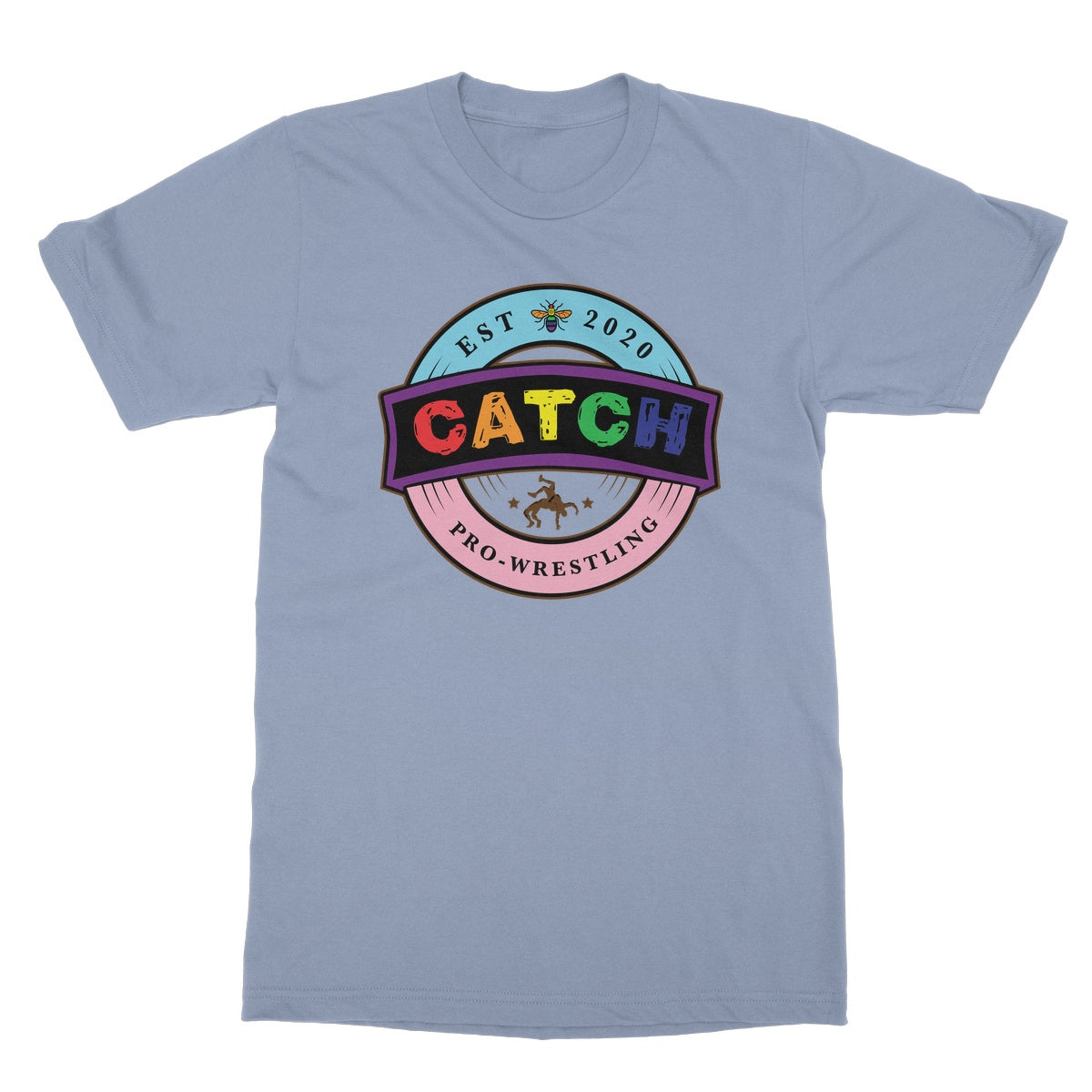 CATCH Wrestling Rainbow Softstyle T-Shirt