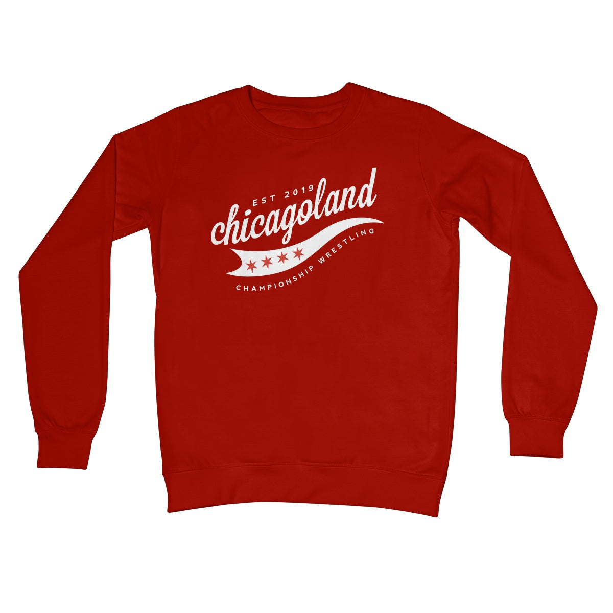 CCW Est 2019 White Crew Neck Sweatshirt