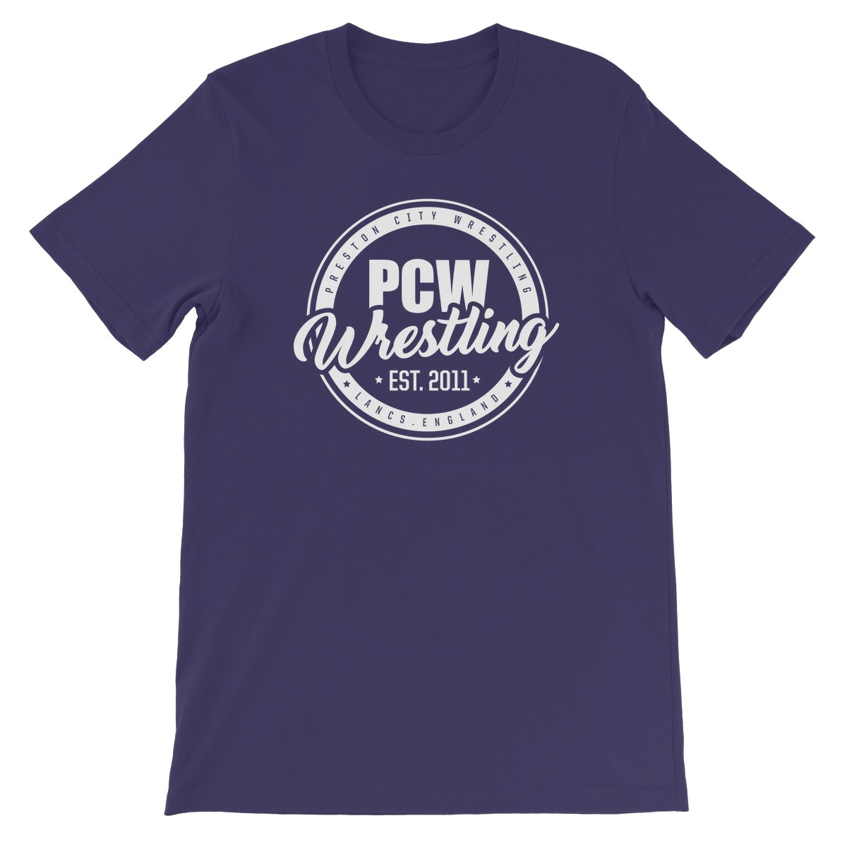 PCW UK White Roundel Logo Unisex Short Sleeve T-Shirt
