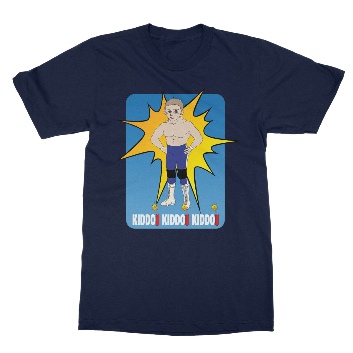 Dynamite Kid KIDDO! KIDDO! KIDDO! Softstyle T-Shirt
