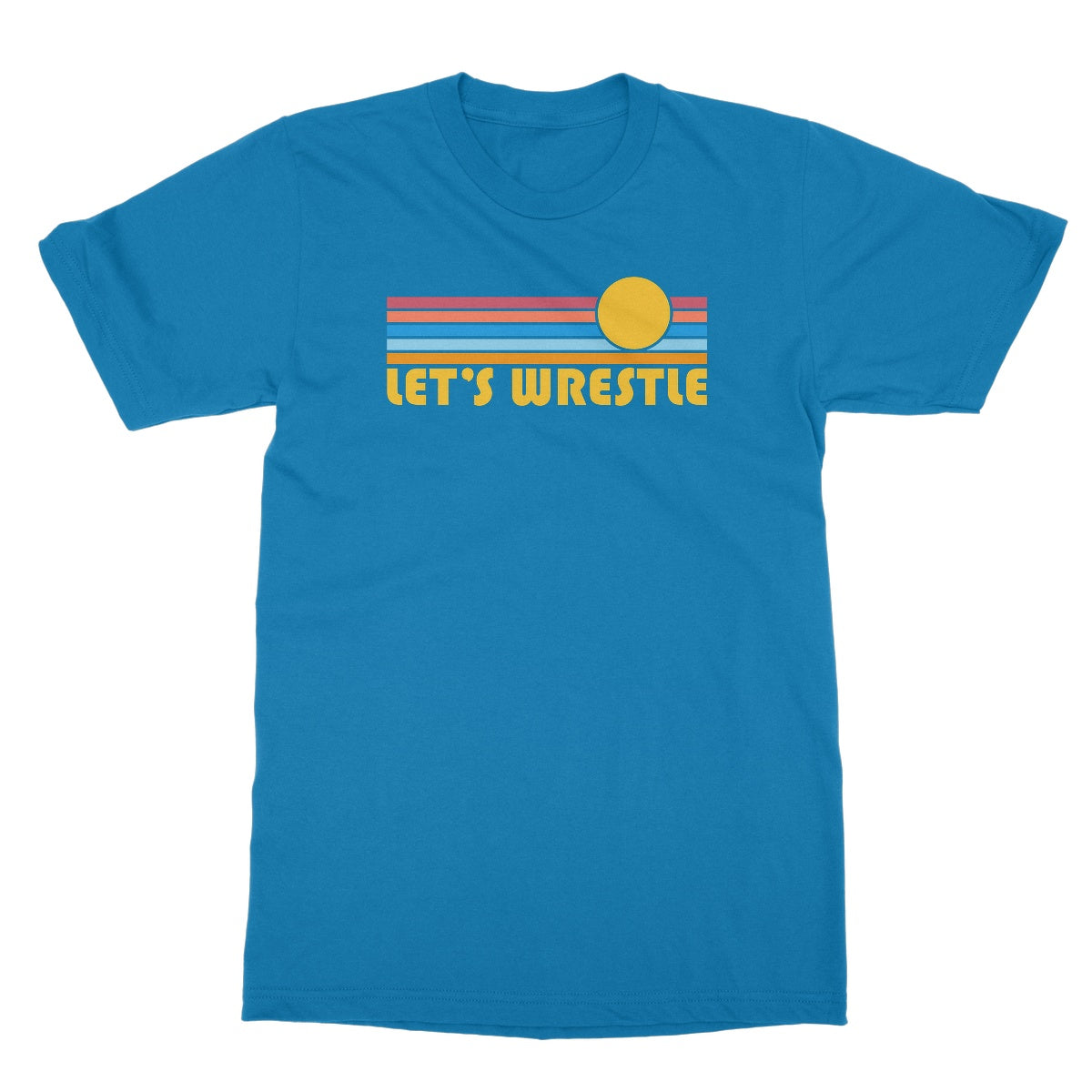 Let's Wrestle Summer Waves Softstyle T-Shirt