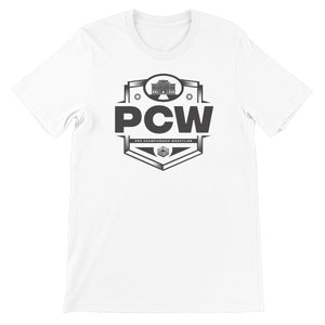 PCW UK Logo Black Unisex Short Sleeve T-Shirt