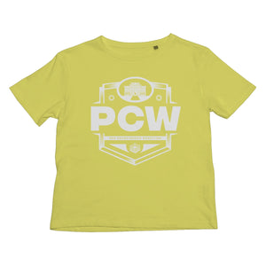 PCW UK Logo White Kids T-Shirt