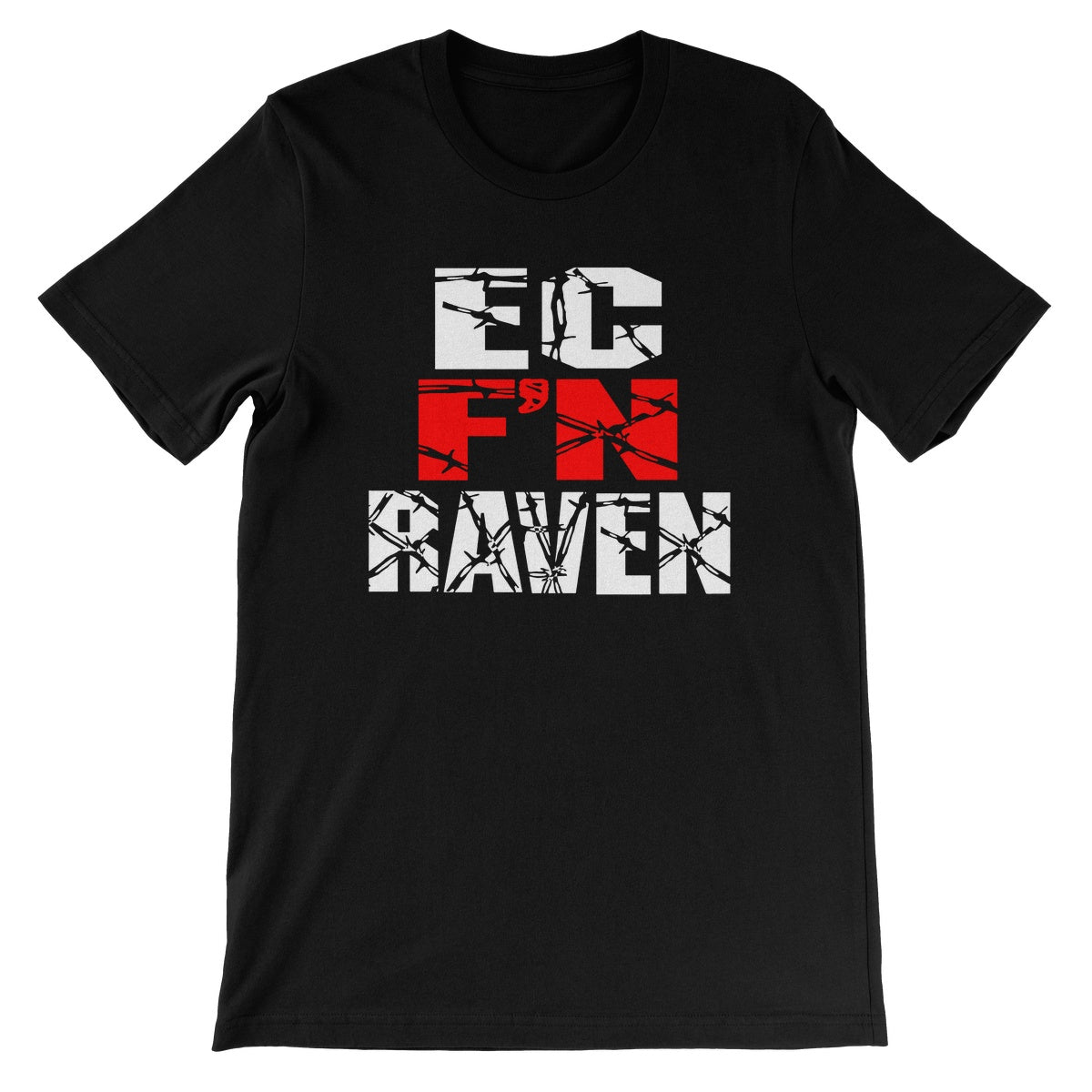 Raven EC F'N Raven Unisex Short Sleeve T-Shirt