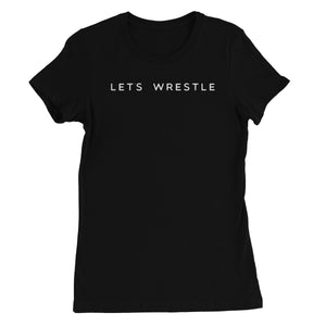 Let's Wrestle Logo Women's Short Sleeve T-Shirt