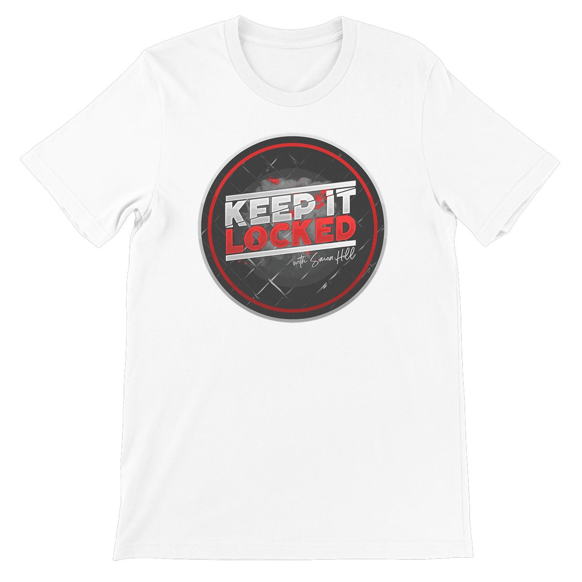 Simon Hill Keep It Locked Circle Logo V2 Unisex Short Sleeve T-Shirt