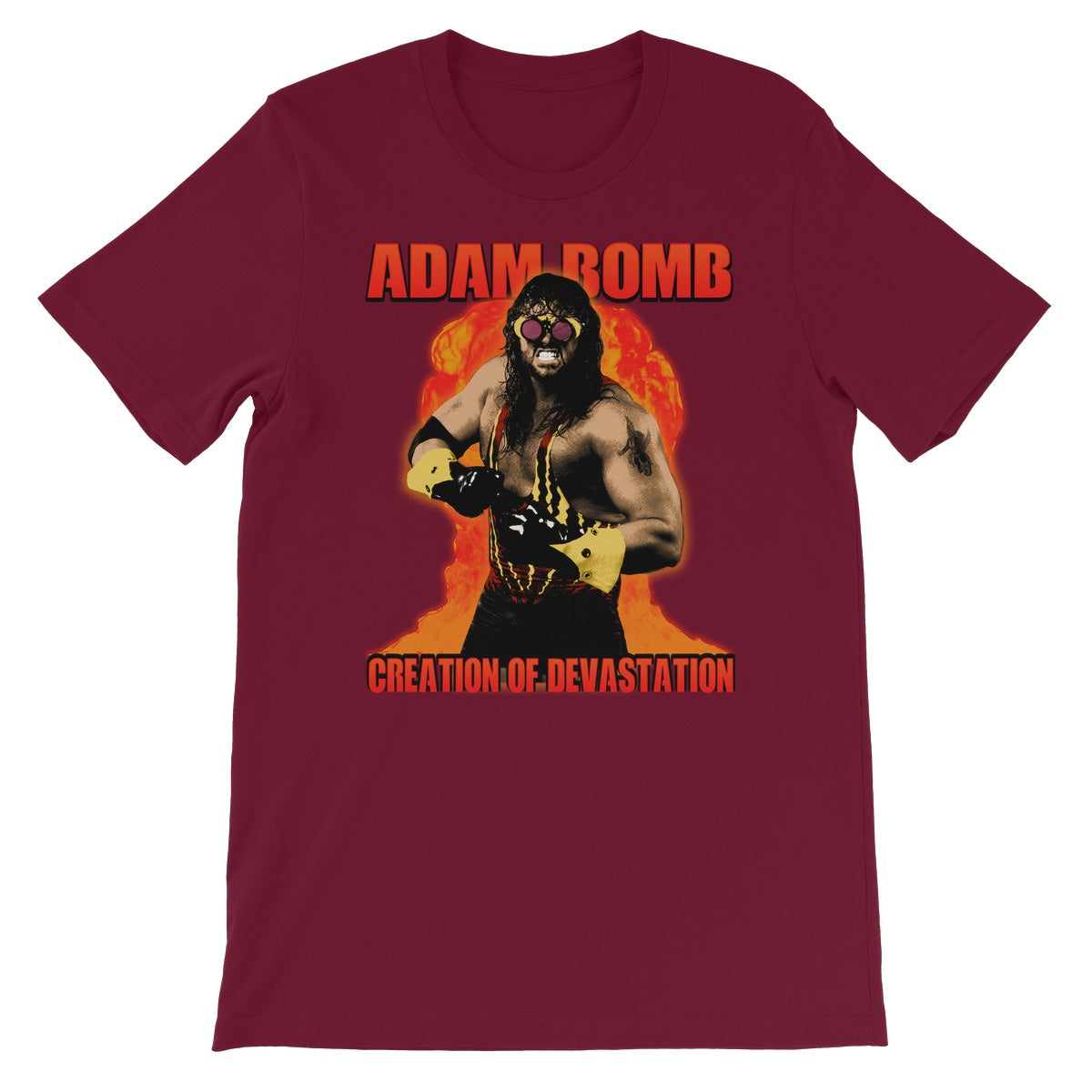 Adam Bomb Creation of Devastation Unisex Short Sleeve T-Shirt