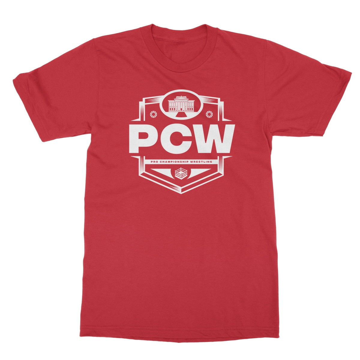PCW UK Logo White Softstyle T-Shirt