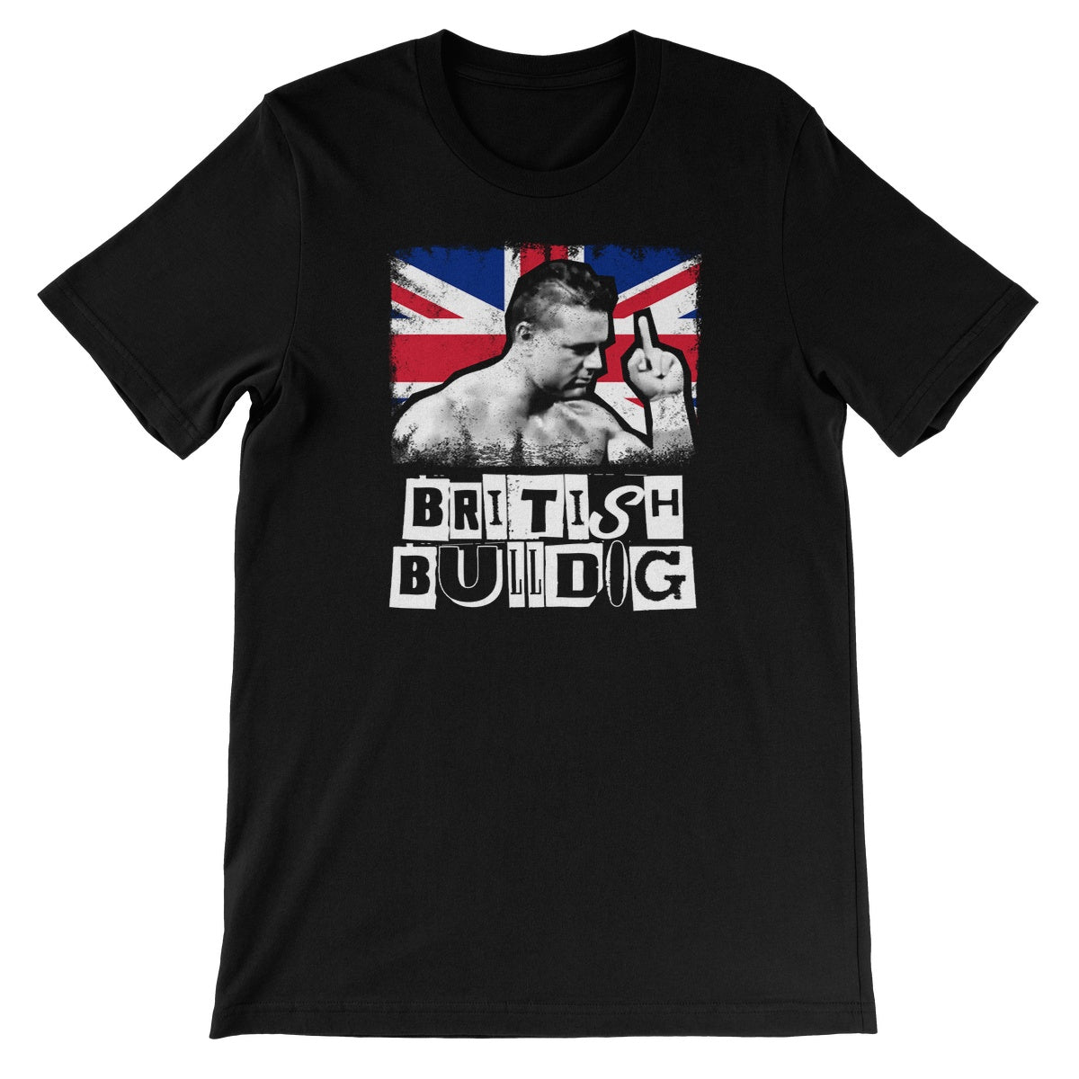 British Bulldog "Middle Finger" Unisex Short Sleeve T-Shirt